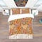 Designart Pattern Tile with Mandalas Bohemian & Eclectic Duvet Cover Set